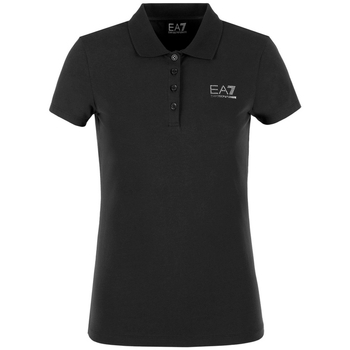 Textiel Dames T-shirts & Polo’s Ea7 Emporio Armani 3HTF57 TJ29Z Zwart