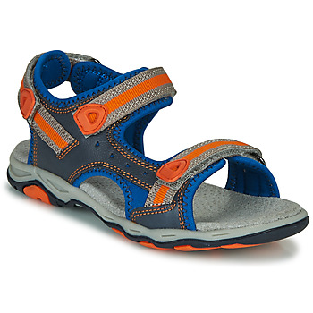 Schoenen Jongens Sandalen / Open schoenen Kickers KIWI Blauw / Orange