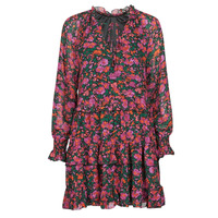 Textiel Dames Korte jurken Moony Mood NOMINA Zwart / Roze