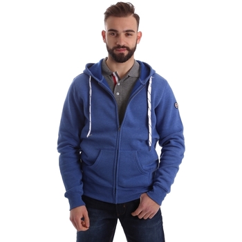 Textiel Heren Sweaters / Sweatshirts Key Up F01I 0001 Blauw