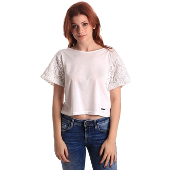 Textiel Dames T-shirts & Polo’s Fornarina SE175J88JG1309 Wit