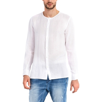 Textiel Heren Overhemden lange mouwen Gaudi 911BU45002 Wit