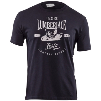 Textiel Heren T-shirts & Polo’s Lumberjack CM60343 001 510 Blauw