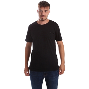 Textiel Heren T-shirts korte mouwen Navigare NV31069 Zwart