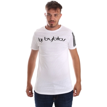 Textiel Heren T-shirts & Polo’s Byblos Blu 2MT0016 TE0046 Wit