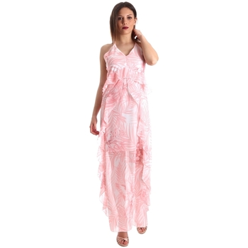 Textiel Dames Lange jurken Fracomina FR19SP429 Roze