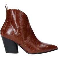 Schoenen Dames Enkellaarzen Grace Shoes 7241007 Brown