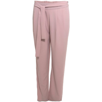 Textiel Dames Broeken / Pantalons Smash S1829415 Roze
