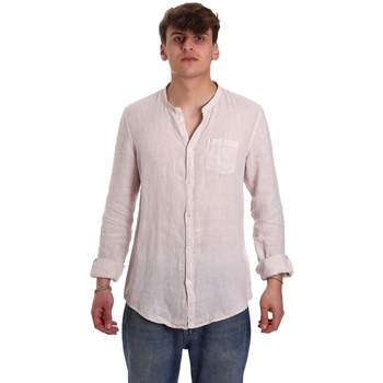 Textiel Heren Overhemden lange mouwen Gaudi 011BU45001 Beige