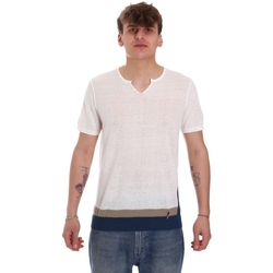 Textiel Heren T-shirts korte mouwen Gaudi 011BU53021 Beige