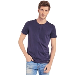 Textiel Heren T-shirts korte mouwen Gaudi 011BU64094 Blauw