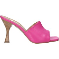 Schoenen Dames Leren slippers Grace Shoes 6293Y014 Roze