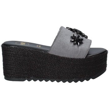 Schoenen Dames Leren slippers Exé Shoes G47008347A13 Zwart