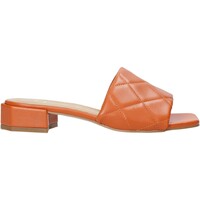 Schoenen Dames Leren slippers Grace Shoes 971Y001 Orange