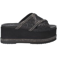 Schoenen Dames Leren slippers Exé Shoes G41007137A30 Zwart
