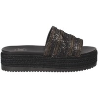 Schoenen Dames Leren slippers Exé Shoes G41006777884 Zwart