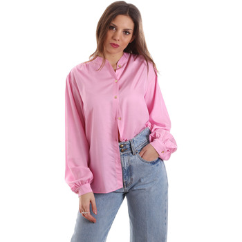 Textiel Dames Overhemden Versace B0HVB62307619445 Roze