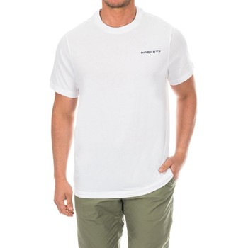 Textiel Heren Hemden Hackett HMX2000D-WHITE Wit