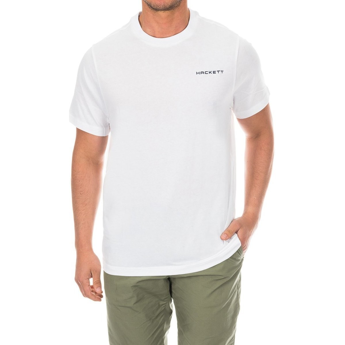 Ondergoed Heren Hemden Hackett HMX2000D-WHITE Wit