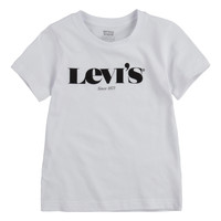 Textiel Jongens T-shirts korte mouwen Levi's GRAPHIC TEE Wit