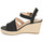 Schoenen Dames Sandalen / Open schoenen Geox D SOLEIL C Zwart