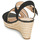 Schoenen Dames Sandalen / Open schoenen Geox D SOLEIL C Zwart