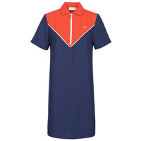 Textiel Dames Korte jurken Lacoste FRITTI Rood / Blauw