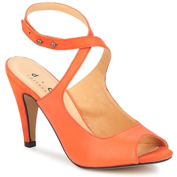 Schoenen Dames Sandalen / Open schoenen D.Co Copenhagen MARISSA Orange