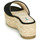 Schoenen Dames Leren slippers MTNG 51118 Zwart