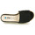 Schoenen Dames Leren slippers MTNG 51118 Zwart