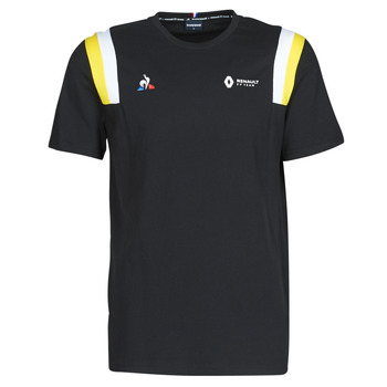 Textiel Heren T-shirts korte mouwen Le Coq Sportif RENAULT FANWEAR 20 Tee SS M Zwart