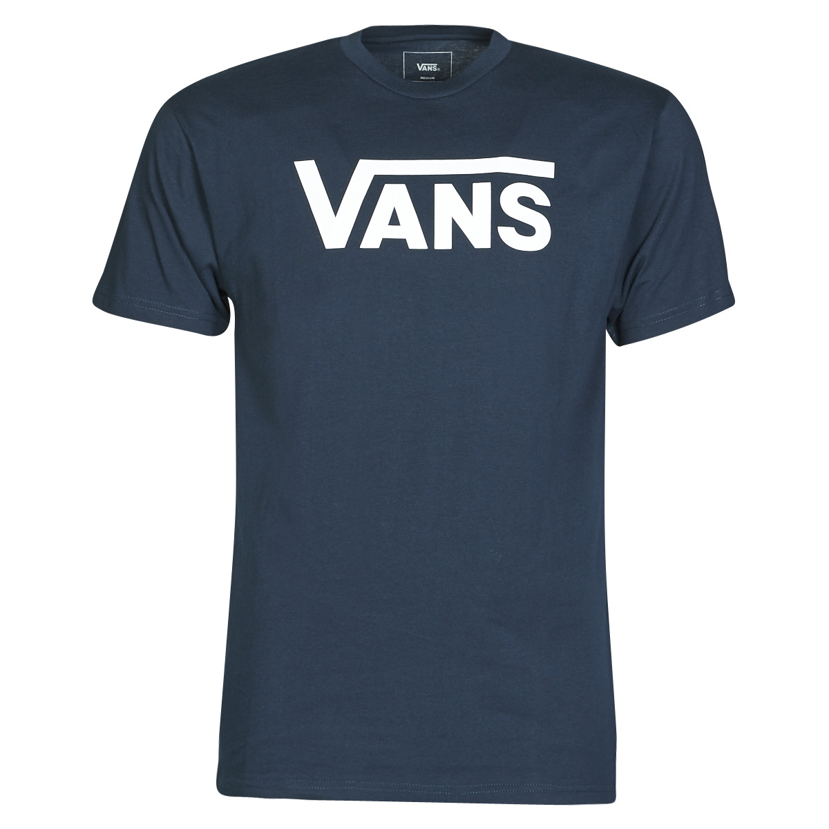 Textiel Heren T-shirts korte mouwen Vans VANS CLASSIC Blauw / Wit