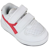 Schoenen Kinderen Sneakers Diadora Playground td 101.173302 01 C0673 White/Red Rood