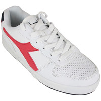 Schoenen Kinderen Sneakers Diadora Playground gs 101.173301 01 C0673 White/Red Rood