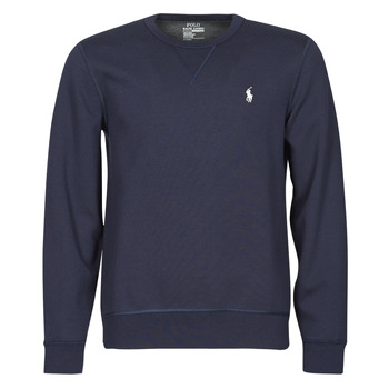 Textiel Heren Sweaters / Sweatshirts Polo Ralph Lauren SWEATSHIRT COL ROND EN JOGGING DOUBLE KNIT TECH LOGO PONY PLAYER Blauw / Marine