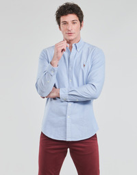 Textiel Heren Overhemden lange mouwen Polo Ralph Lauren LORENZ Blauw