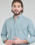 Textiel Heren Overhemden lange mouwen Polo Ralph Lauren CHEMISE AJUSTEE EN CHAMBRAY DENIM COL BOUTONNE  LOGO PONY PLAYER Blauw