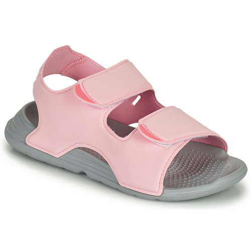 Schoenen Meisjes Sandalen / Open schoenen adidas Performance SWIM SANDAL C Roze