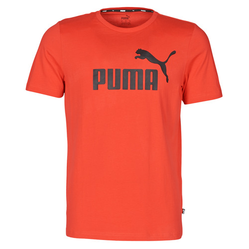 Textiel Heren T-shirts korte mouwen Puma ESSENTIAL TEE Rood
