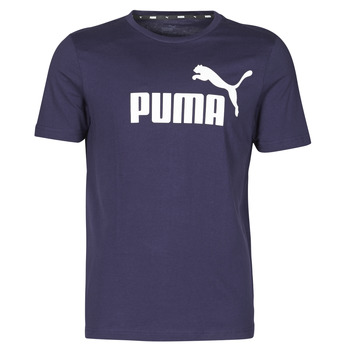 Textiel Heren T-shirts korte mouwen Puma ESSENTIAL TEE Marine