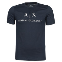 Textiel Heren T-shirts korte mouwen Armani Exchange 8NZTCJ-Z8H4Z Marine