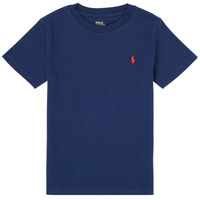 Textiel Meisjes T-shirts korte mouwen Polo Ralph Lauren LELLEW Marine
