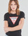 Textiel Dames T-shirts korte mouwen Guess SS CN ORIGINAL TEE Zwart