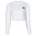 Textiel Dames Sweaters / Sweatshirts Tommy Jeans TJW SUPER CROPPED BADGE CREW Wit