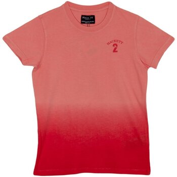 Textiel Jongens T-shirts korte mouwen Hackett HK500145-135 Rood