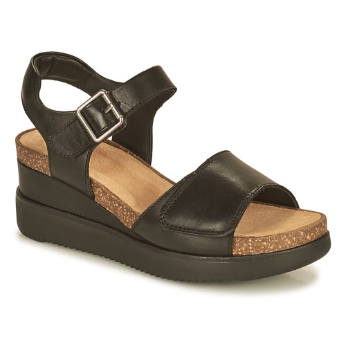 Schoenen Dames Sandalen / Open schoenen Clarks LIZBY STRAP Zwart