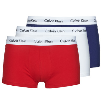 Ondergoed Heren Boxershorts Calvin Klein Jeans RISE TRUNK X3 Marine / Wit / Rood