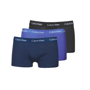 Ondergoed Heren Boxershorts Calvin Klein Jeans RISE TRUNK X3 Marine / Blauw / Zwart