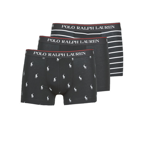 Polo Ralph Lauren CLASSIC X3 Zwart / Wit / Zwart - Gratis | Spartoo.be - Boxershorts Heren € 49,95