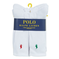 Ondergoed Heren Sportsokken Polo Ralph Lauren ASX110 6 PACK COTTON Wit